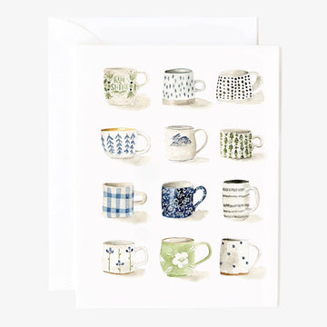 Mugs Greeting Card