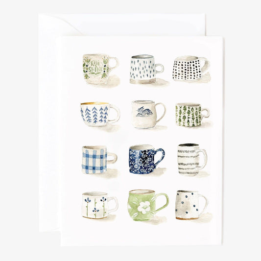 Mugs Greeting Card