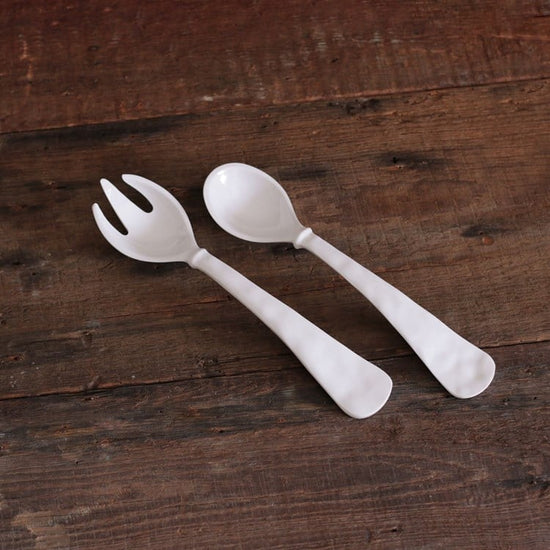 VIDA Havana Lg Salad Servers (White)