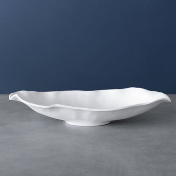 VIDA Nube Med Oval Bowl (White)