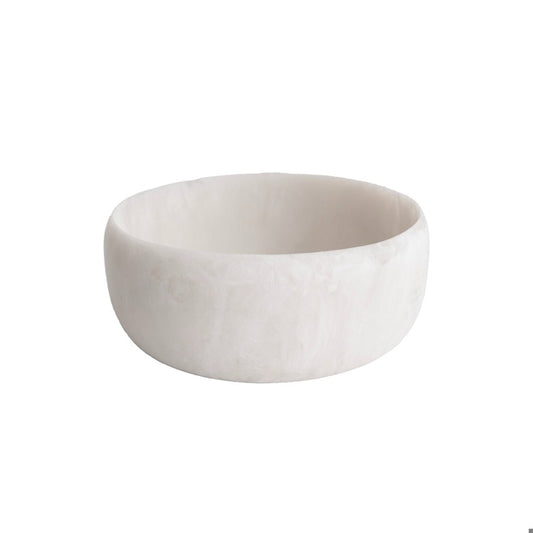RESIN Sorbet Large Round Bowl ( Coconut)