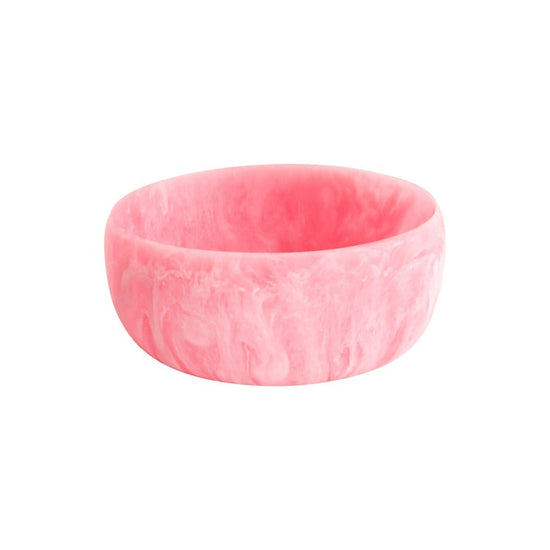 RESIN Sorbet Large Round Bowl ( Raspberry)