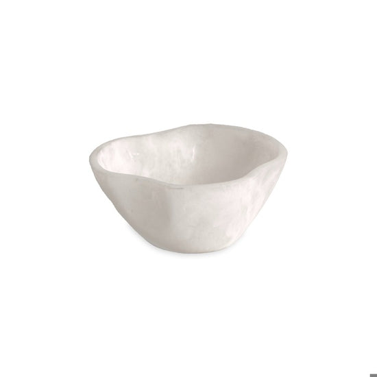 RESIN Sorbet Mini Wavy Round Bowl ( Coconut)