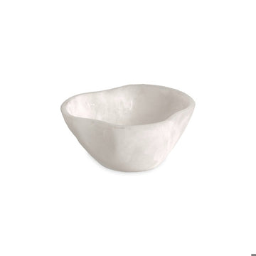RESIN Sorbet Mini Wavy Round Bowl ( Coconut)