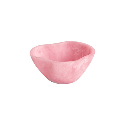 RESIN Sorbet Mini Wavy Round Bowl ( Raspberry)