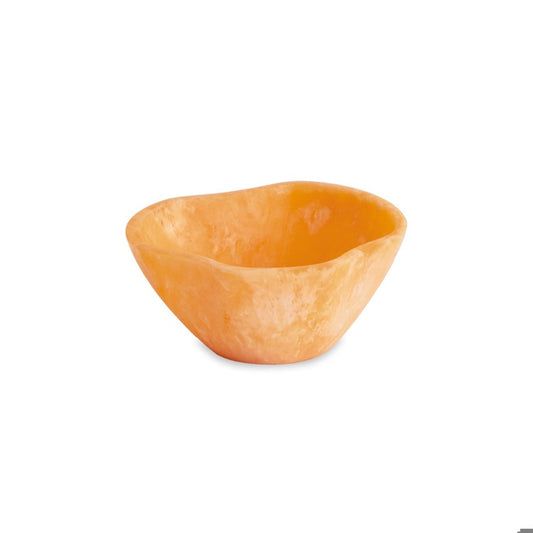RESIN Sorbet Mini Wavy Round Bowl ( Tangerine)