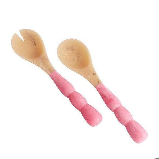 RESIN Sorbet Salad Servers( Raspberry)