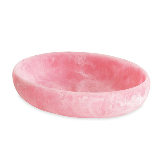 RESIN Sorbet Large Oval Bowl ( Raspberry)