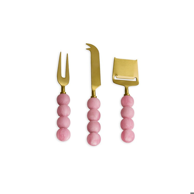 RESIN Sorbet Cheese Set of 3 ( Raspberry)