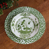 VIDA Faenza 9" Salad Plate Set of 4 (White and Green)