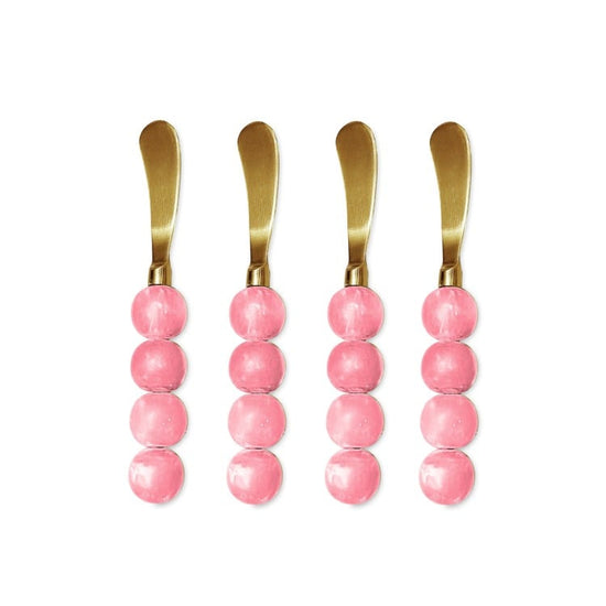 RESIN Sorbet Spreaders Set of 4 (Raspberry)