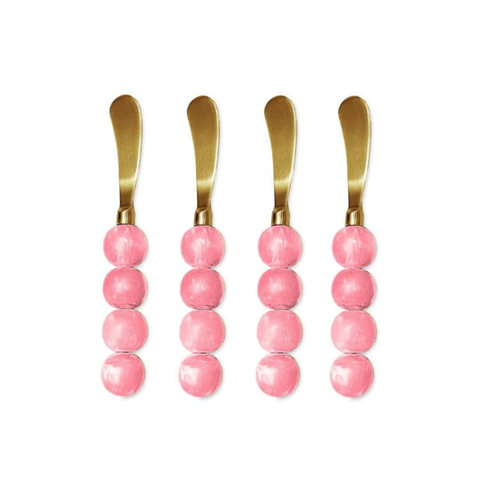 RESIN Sorbet Spreaders Set of 4 (Raspberry)