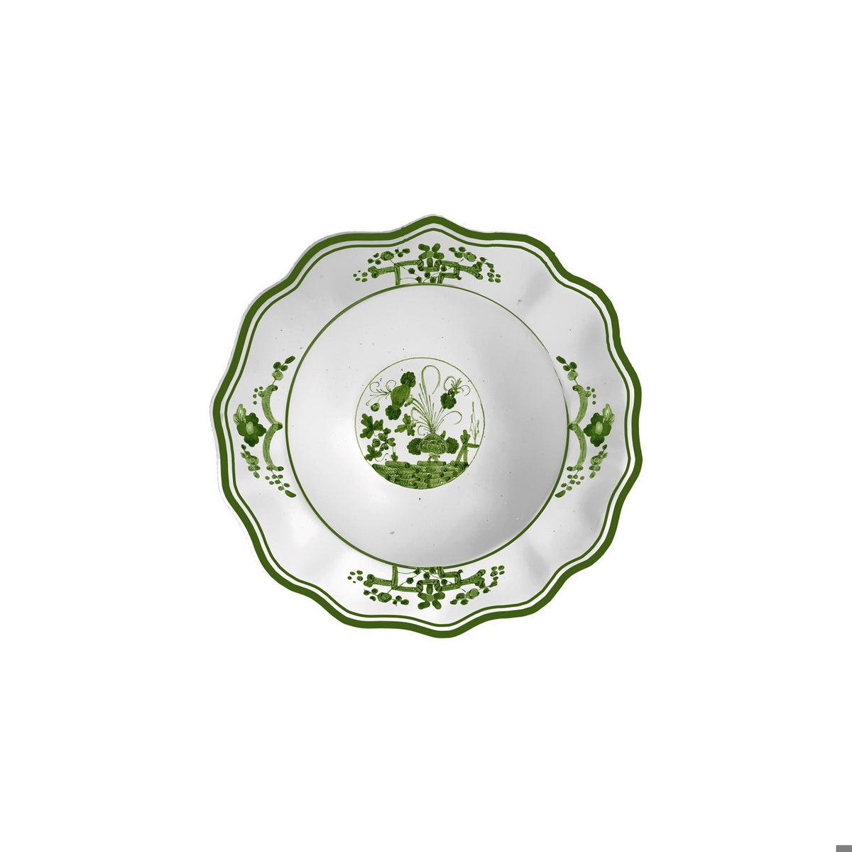 VIDA Faenza Mini Bowl (Green and White)