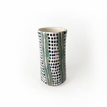 Palm Ceramic Vase