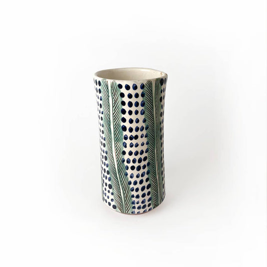 Palm Ceramic Vase