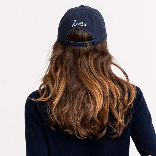 Kerri Rosenthal | Heart Patch Baseball Cap | Indigo