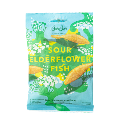 Swedish Candy | Sour Elderflower Fish