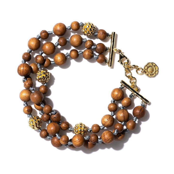 Capucine De Wulf | Earth Goddess Beads Bracelet - Teak