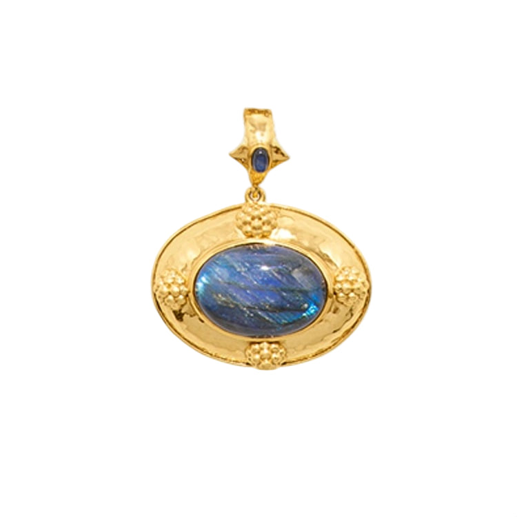 Cleopatra Pendant, Blue Lab
