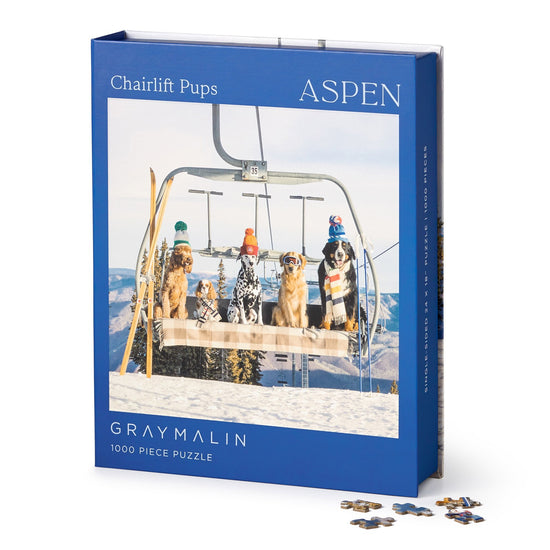 Puzzle 1000 Book Box Gray Malin Aspen (unpriced)