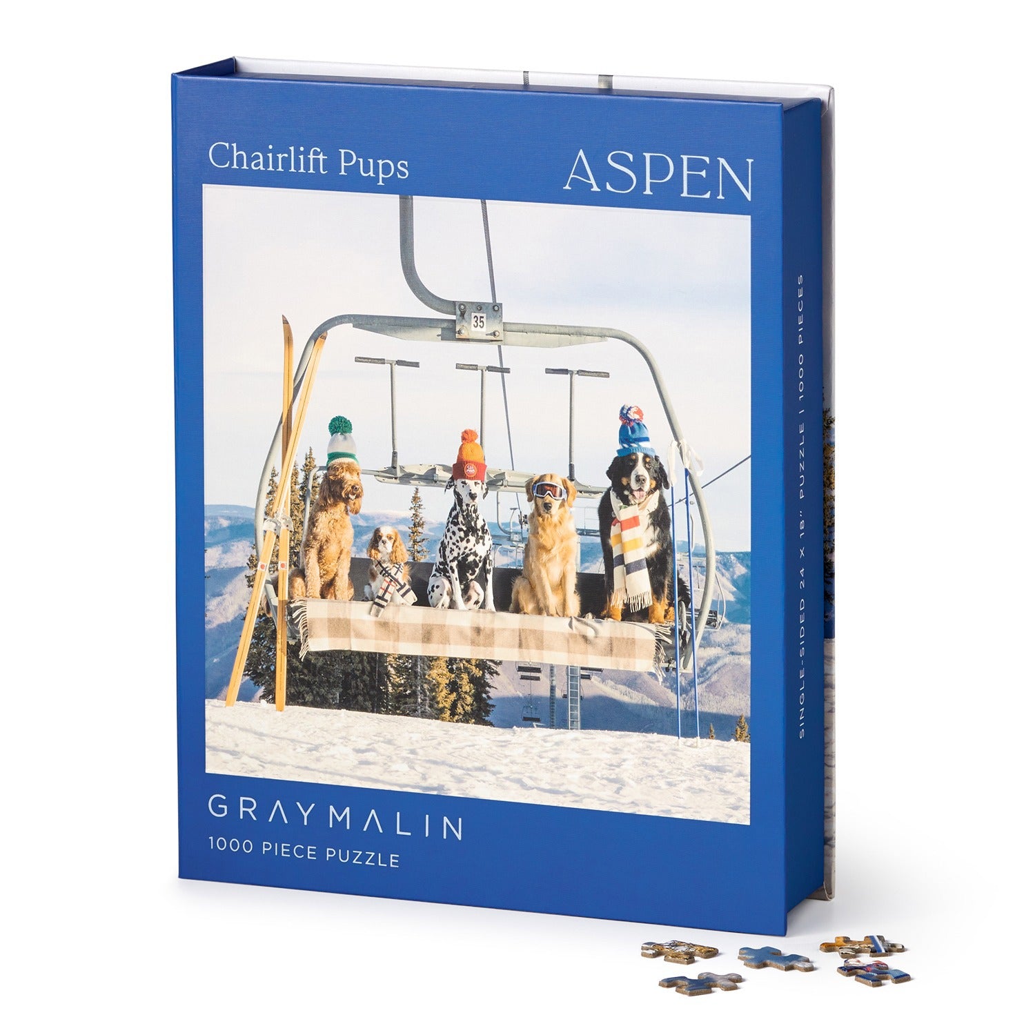 Puzzle 1000 Book Box Gray Malin Aspen (unpriced)