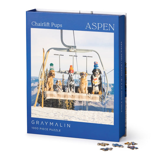 Puzzle 1000 Book Box Gray Malin Aspen (unpriced)
