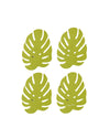 Monstera Wool Coasters