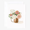 Dahlia Bouquet Greeting Card