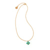 Clover Double Sided Charm Necklace | Turquoise