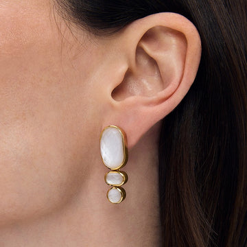Mercer Gemstone Statement Earrings