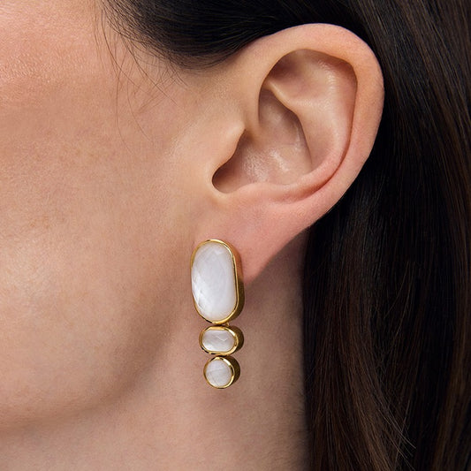 Mercer Gemstone Statement Earrings