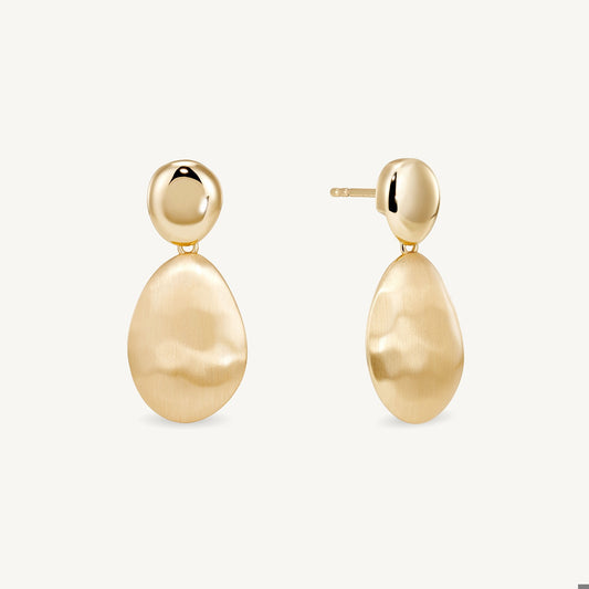 SERRA DROP EARRINGS - Gold