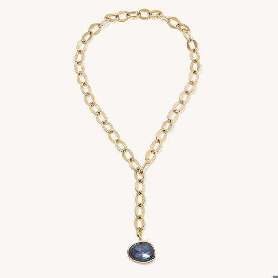 CALA COLLAR - Irid Hematite - Gold