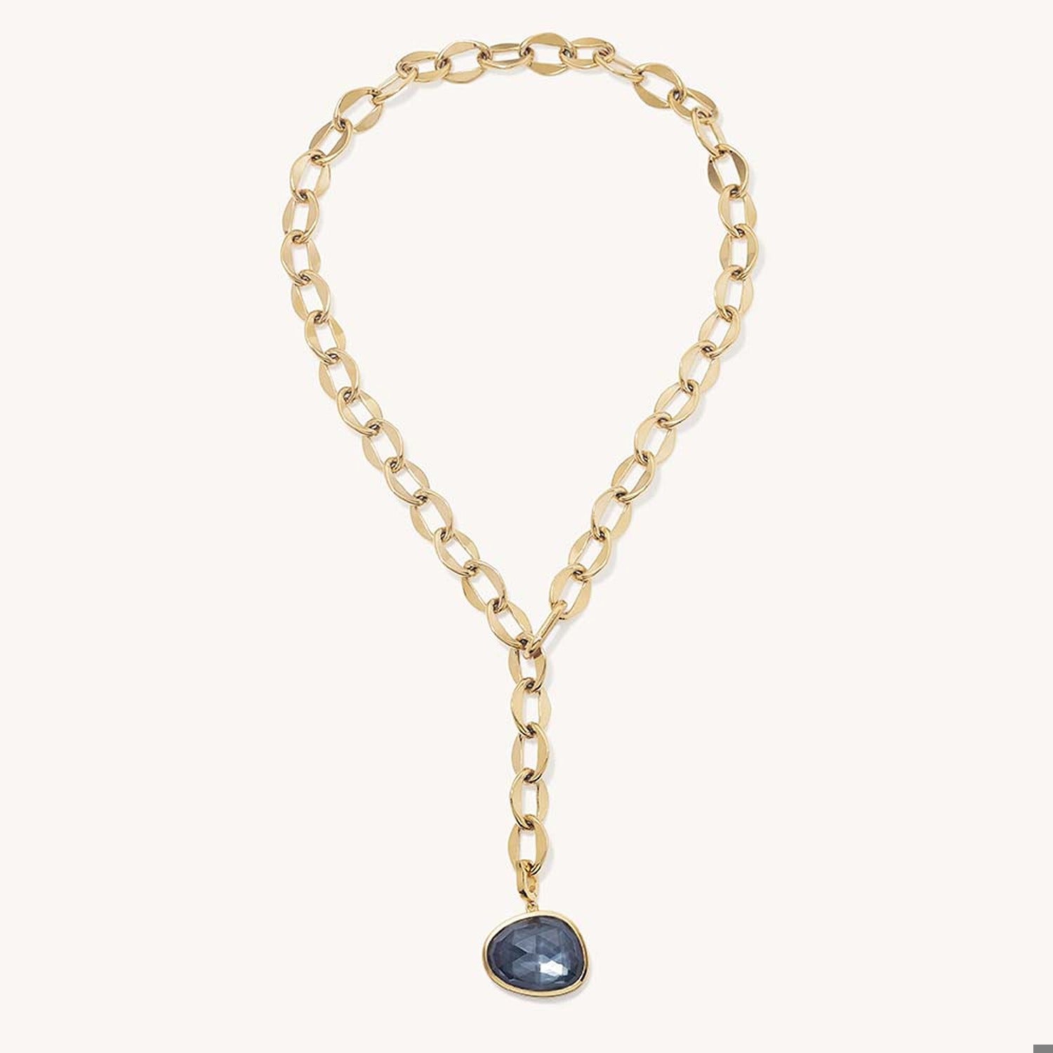 CALA COLLAR - Irid Hematite - Gold