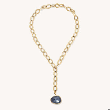 CALA COLLAR - Irid Hematite - Gold