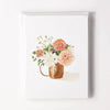 Dahlia Bouquet Greeting Card