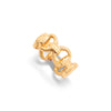 Equestrian Snaffle Bit Ring | Gold