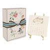 Karen Adams Designs - 2027 Classic Desk Calendar: Gold Easel