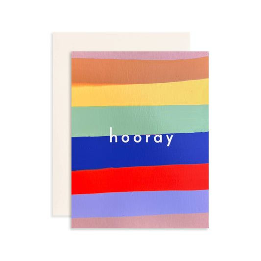 Stripe Hooray Card