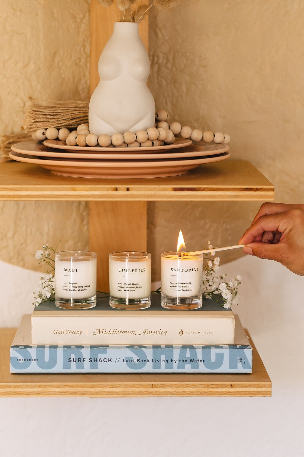 Escapist Mini Candle Set | Italia + Kyoto + Santorini