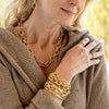 Monique Lattice Hinged Bangle