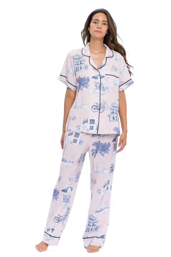 Katie Kime | Florida Toile Pant Set