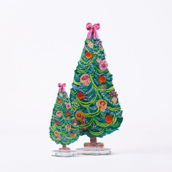 Protea and Pomegranate Acrylic Tree LG