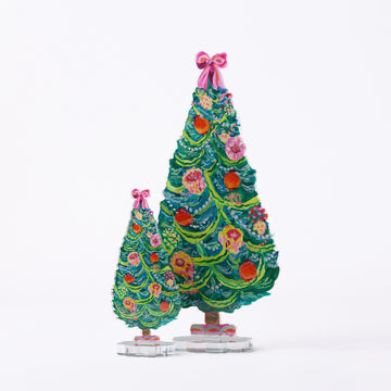 Protea and Pomegranate Acrylic Tree LG