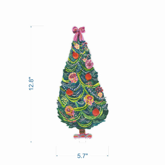 Protea and Pomegranate Acrylic Tree LG