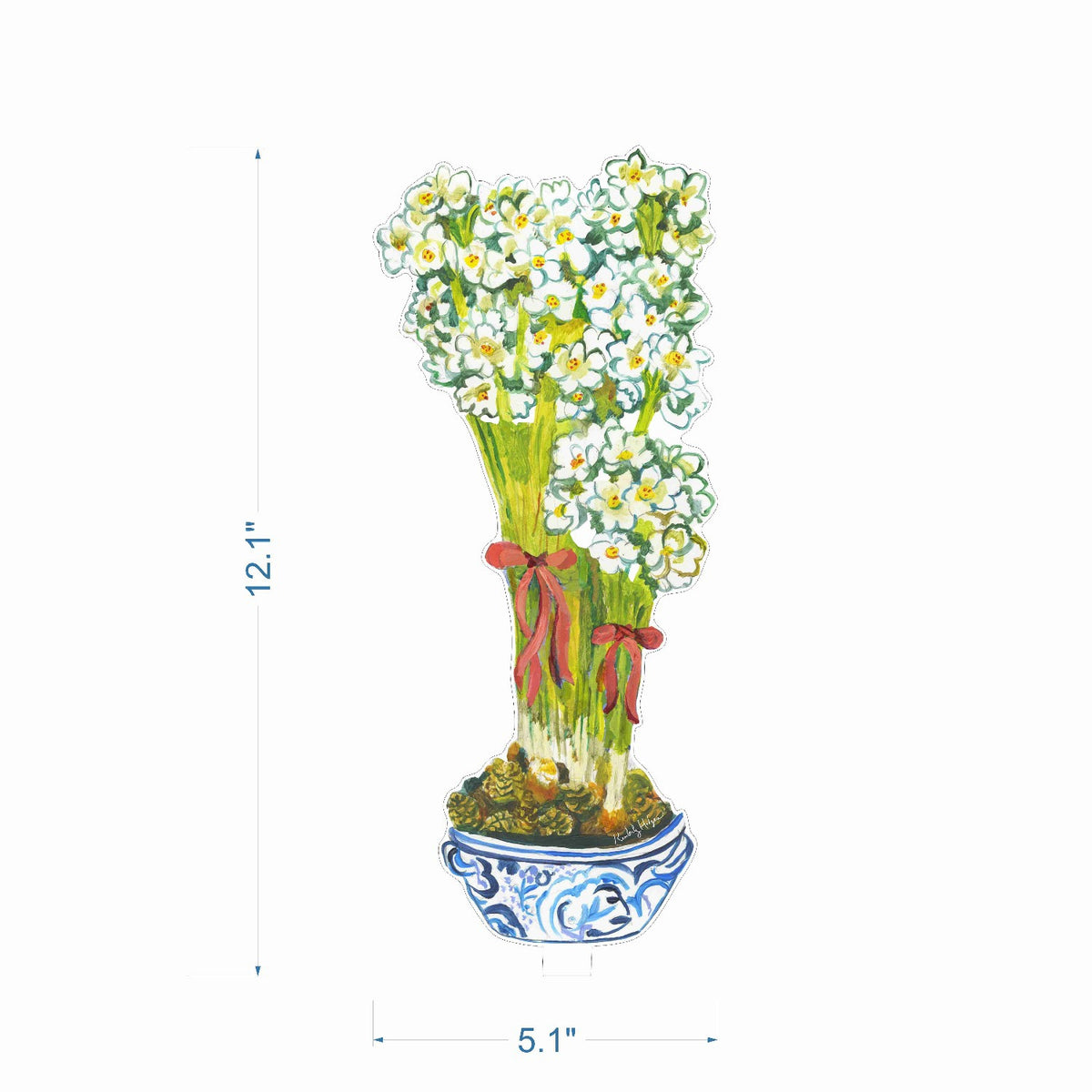 Paperwhites LG - Acrylic Flower
