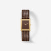 Virgil | Lizard Embossed | Gold and Brown