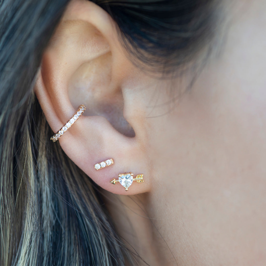 Kris Nations | Cupid's Heart Stud Earring