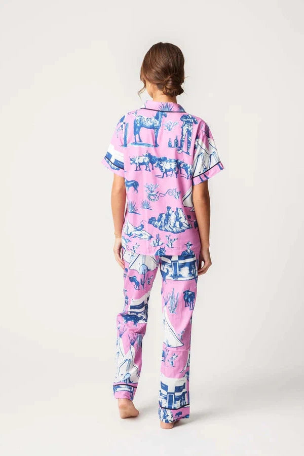 Katie Kime | Marfa Toile Pajama Pant Set