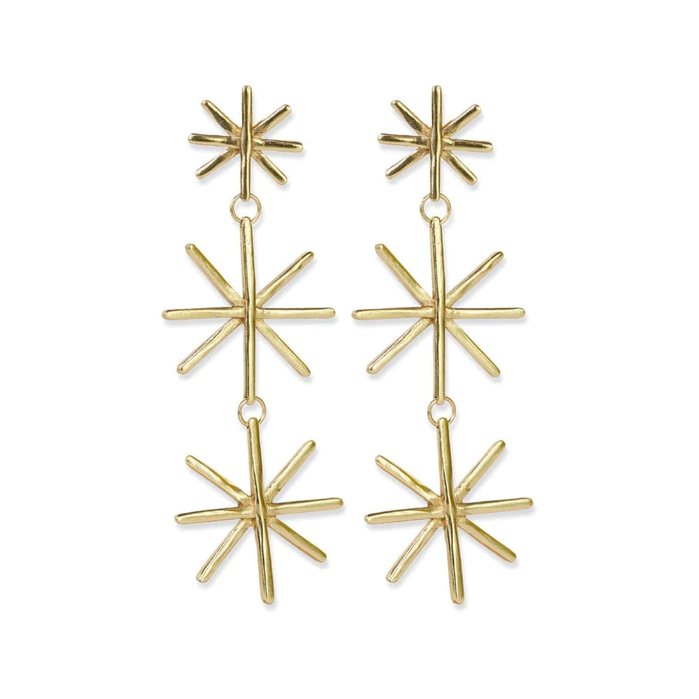 Mya Triple Stick Burst Earrings